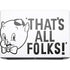 Looney Tunes Porky Thats All Folks Grid HP ZBook Fury 16 G10 Skin