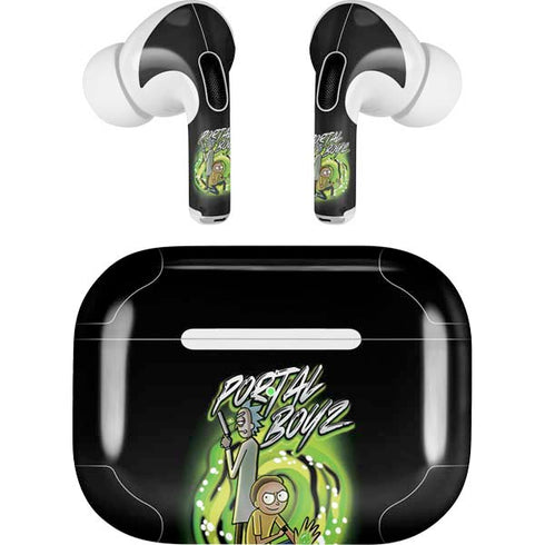 Adult Swim Rick and Morty Portal Boyz Apple AirPods Pro Skin