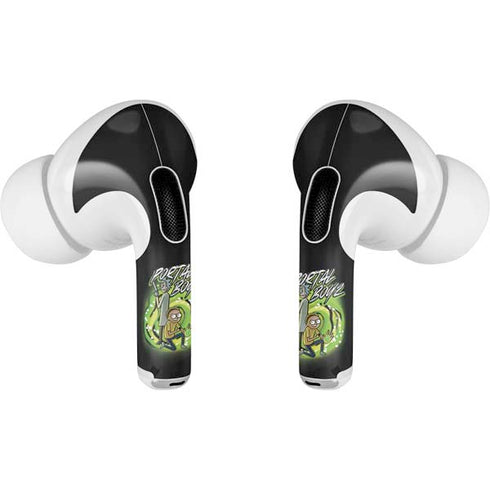 Adult Swim Rick and Morty Portal Boyz Apple AirPods Pro Skin