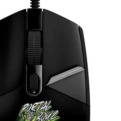 Adult Swim Rick and Morty Portal Boyz G203 Prodigy RGB Wired Gaming Mouse Skin