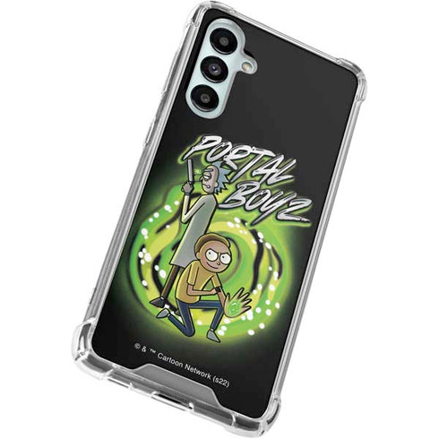 Adult Swim Rick and Morty Portal Boyz Galaxy A16 5G Clear Case