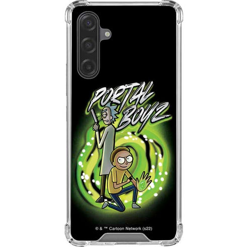 Adult Swim Rick and Morty Portal Boyz Galaxy A17 Clear Case