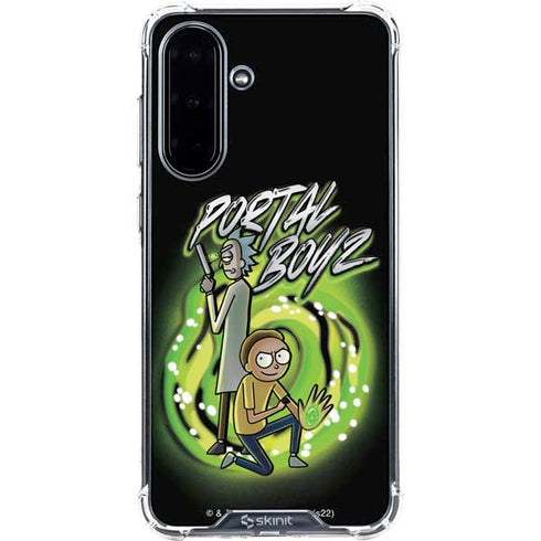 Adult Swim Rick and Morty Portal Boyz Galaxy A36 5G Clear Case