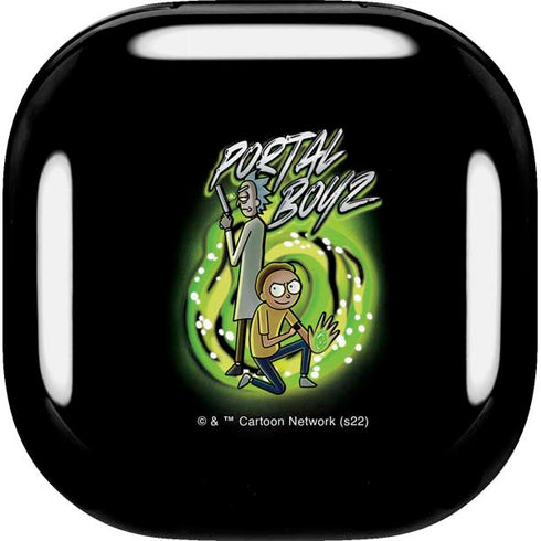 Adult Swim Rick and Morty Portal Boyz Galaxy Buds Live Skin