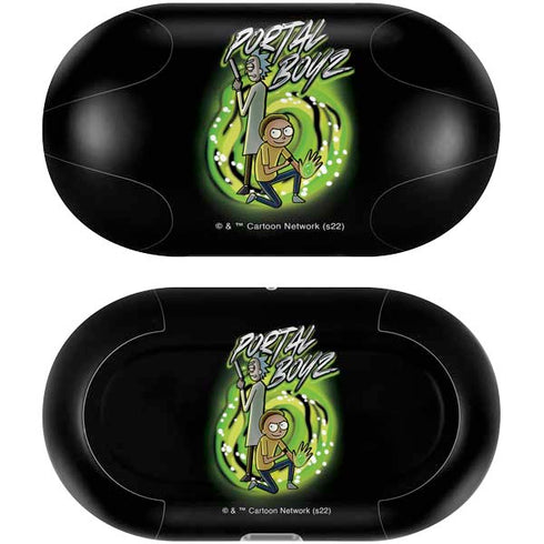 Adult Swim Rick and Morty Portal Boyz Galaxy Buds Plus Skin