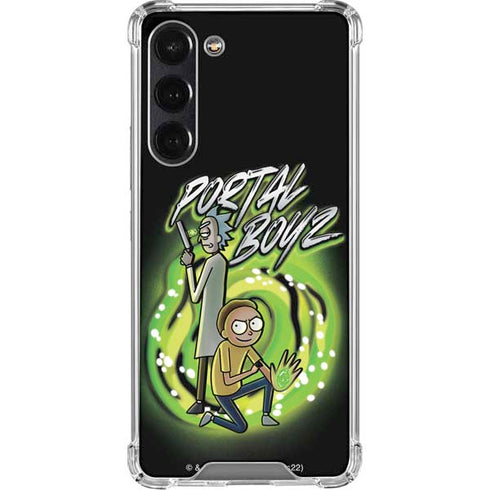 Adult Swim Rick and Morty Portal Boyz Galaxy S24 FE Clear Case