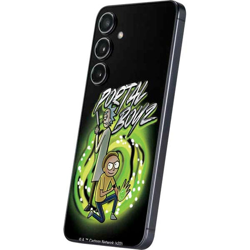 Adult Swim Rick and Morty Portal Boyz Galaxy S25 Plus Skin
