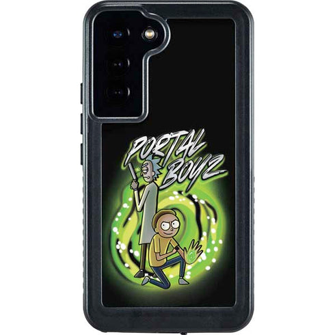 Adult Swim Rick and Morty Portal Boyz Galaxy S24 Plus Waterproof Case