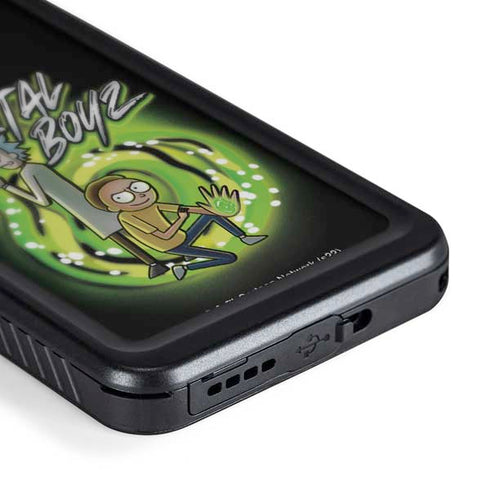 Adult Swim Rick and Morty Portal Boyz Galaxy S24 Plus Waterproof Case