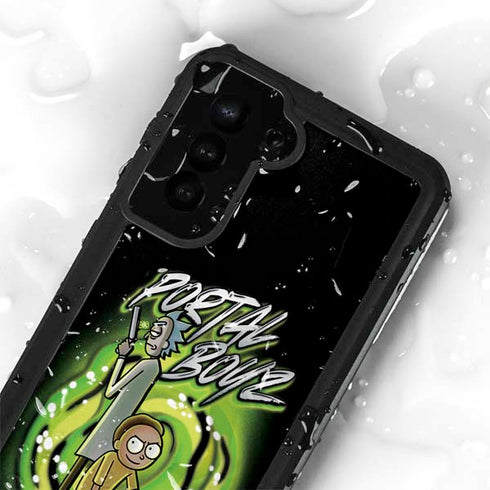 Adult Swim Rick and Morty Portal Boyz Galaxy S24 Plus Waterproof Case