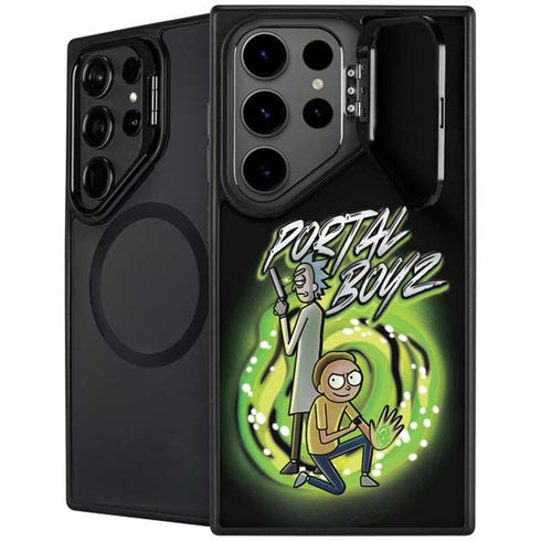 Adult Swim Rick and Morty Portal Boyz Galaxy S25 Ultra Kickstand Case