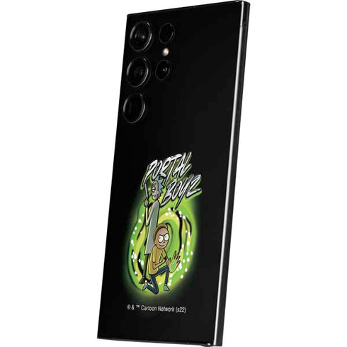 Adult Swim Rick and Morty Portal Boyz Galaxy S25 Ultra Skin
