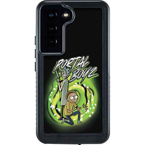 Adult Swim Rick and Morty Portal Boyz Galaxy S24 Waterproof Case