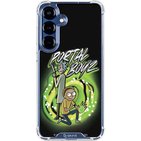 Adult Swim Rick and Morty Portal Boyz Galaxy S25 Plus Clear Case