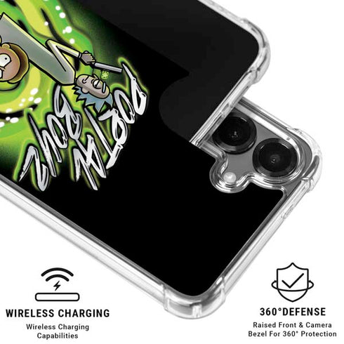 Adult Swim Rick and Morty Portal Boyz Galaxy S26 Plus Clear Case