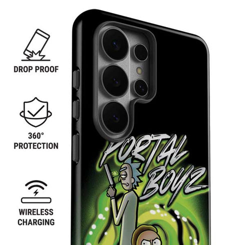Adult Swim Rick and Morty Portal Boyz Galaxy S26 Ultra Impact Case