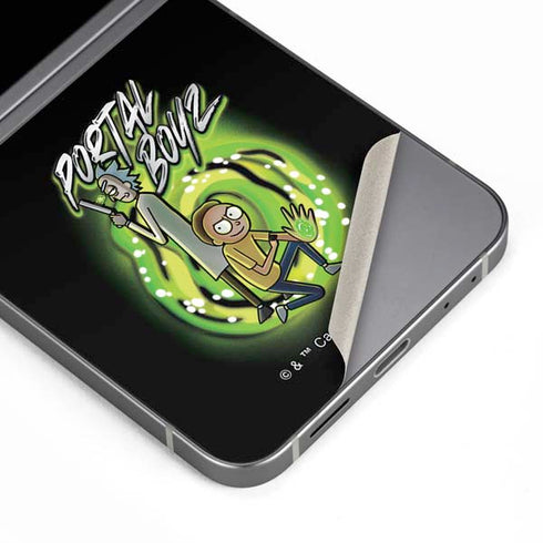 Adult Swim Rick and Morty Portal Boyz Galaxy Z Flip6 Skin