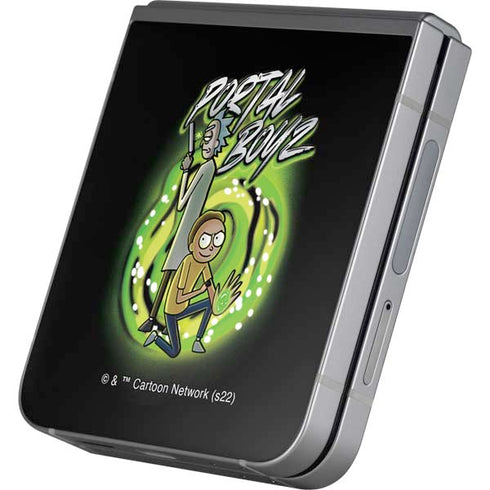Adult Swim Rick and Morty Portal Boyz Galaxy Z Flip6 Skin