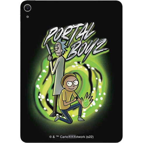 Adult Swim Rick and Morty Portal Boyz Apple iPad Air Skin