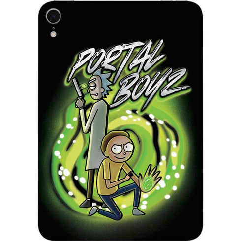 Adult Swim Rick and Morty Portal Boyz Apple iPad Mini Skin