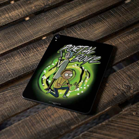 Adult Swim Rick and Morty Portal Boyz Apple iPad Pro Skin