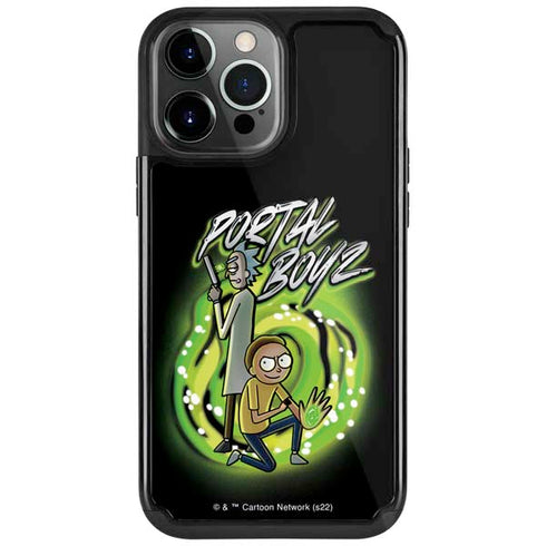 Adult Swim Rick and Morty Portal Boyz iPhone Cases