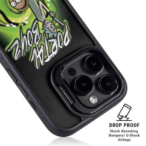Adult Swim Rick and Morty Portal Boyz iPhone 13 Pro Max Kickstand Case
