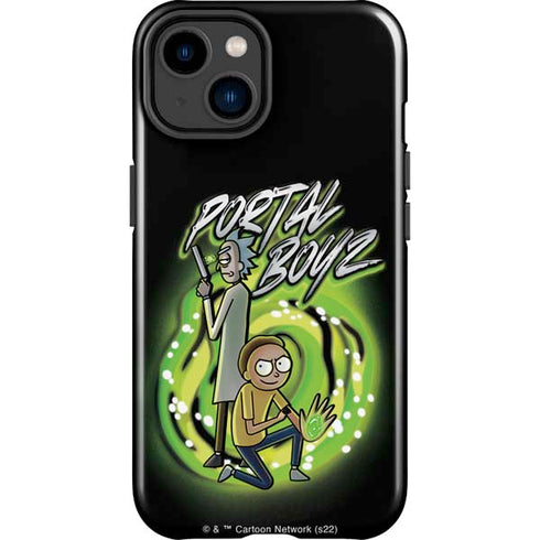 Adult Swim Rick and Morty Portal Boyz iPhone 15 Impact Case