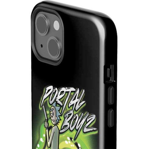 Adult Swim Rick and Morty Portal Boyz iPhone 15 Impact Case