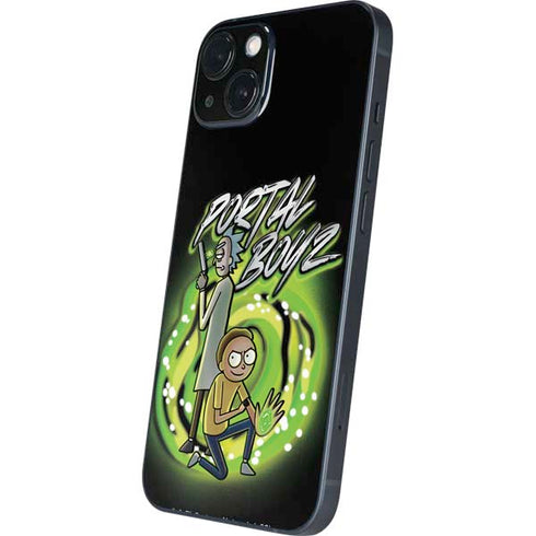 Adult Swim Rick and Morty Portal Boyz iPhone 15 Skin