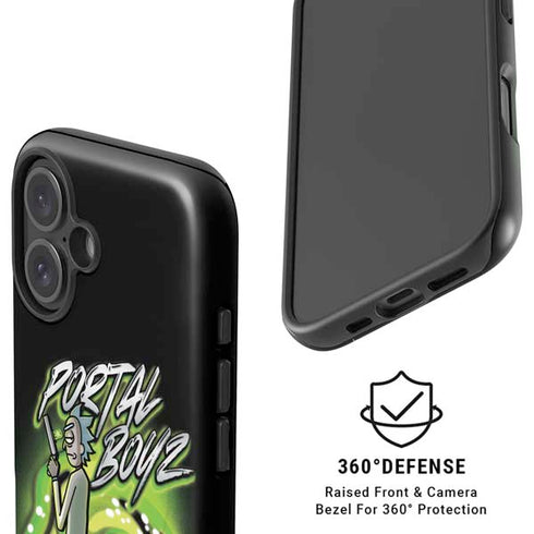 Adult Swim Rick and Morty Portal Boyz iPhone 16 Magsafe Impact Case