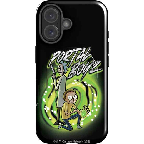 Adult Swim Rick and Morty Portal Boyz iPhone 16 Plus Magsafe Impact Case