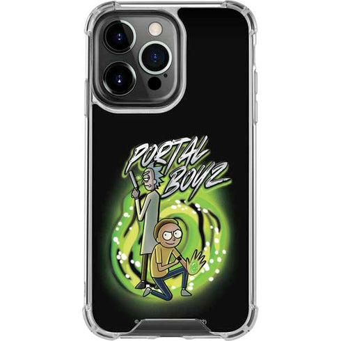 Adult Swim Rick and Morty Portal Boyz iPhone 16 Pro Clear Case