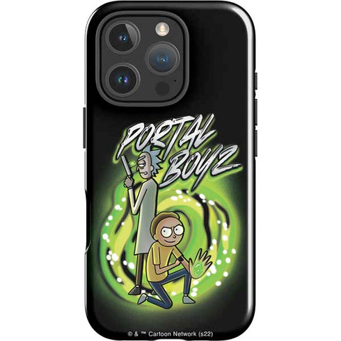 Adult Swim Rick and Morty Portal Boyz iPhone 16 Pro Impact Case