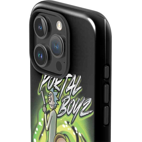 Adult Swim Rick and Morty Portal Boyz iPhone 16 Pro Impact Case