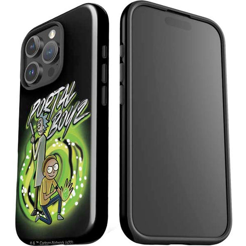 Adult Swim Rick and Morty Portal Boyz iPhone 16 Pro Impact Case