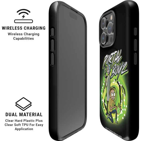 Adult Swim Rick and Morty Portal Boyz iPhone 16 Pro Magsafe Impact Case