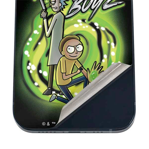 Adult Swim Rick and Morty Portal Boyz iPhone 16 Skin