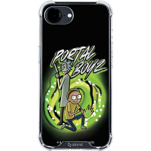Adult Swim Rick and Morty Portal Boyz iPhone 16e Clear Case