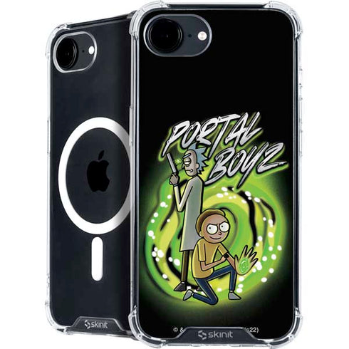 Adult Swim Rick and Morty Portal Boyz iPhone 16e MagSafe Case