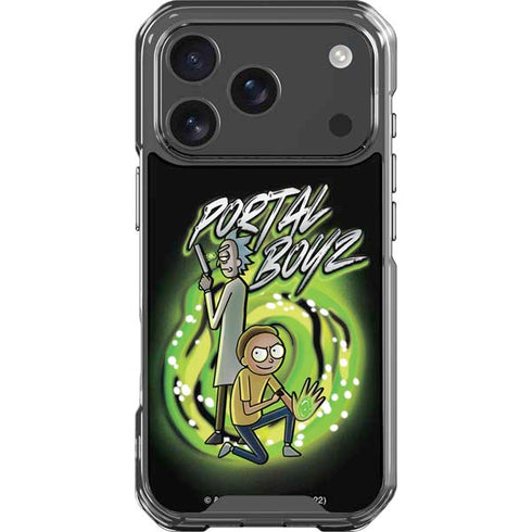 Adult Swim Rick and Morty Portal Boyz iPhone 18 Pro Clear Case