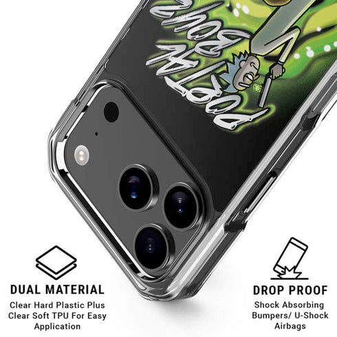 Adult Swim Rick and Morty Portal Boyz iPhone 18 Pro Clear Case