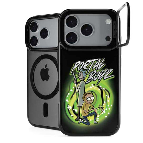 Adult Swim Rick and Morty Portal Boyz iPhone 18 Pro Kickstand Case