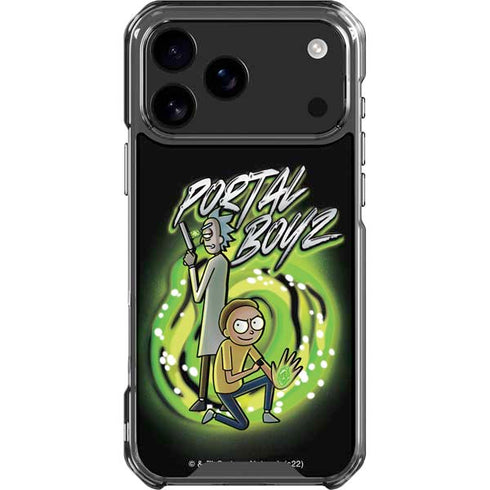 Adult Swim Rick and Morty Portal Boyz iPhone 18 Pro Max Clear Case