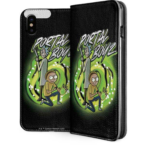 Adult Swim Rick and Morty Portal Boyz iPhone 8 Folio Case