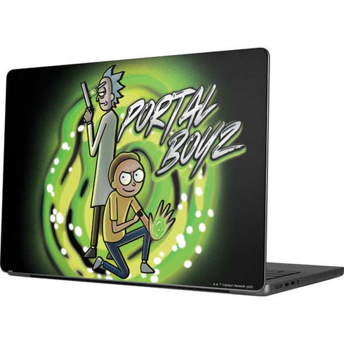 Adult Swim Rick and Morty Portal Boyz Apple MacBook Pro 14-inch Skin