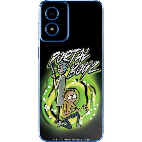 Adult Swim Rick and Morty Portal Boyz Moto G Play 4G (2024) Skin