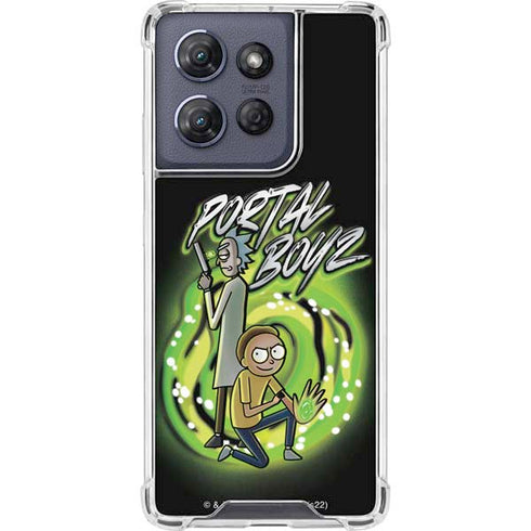 Adult Swim Rick and Morty Portal Boyz Moto G Play 5G (2025) Clear Case