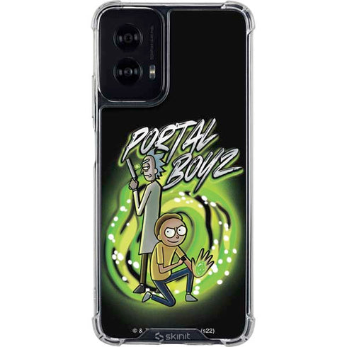 Adult Swim Rick and Morty Portal Boyz Moto G Power 5G (2024) Clear Case