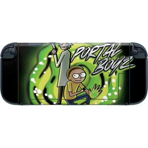Adult Swim Rick and Morty Portal Boyz Nintendo Switch 2 (2025) with Joy-Con Skin